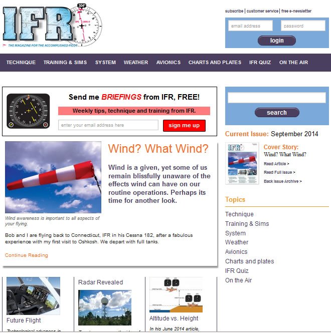 IFR website