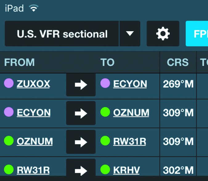 foreflight screenshot