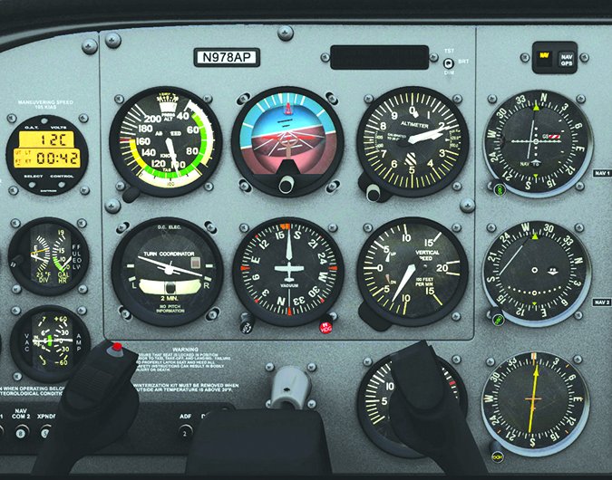 aircraft control panel