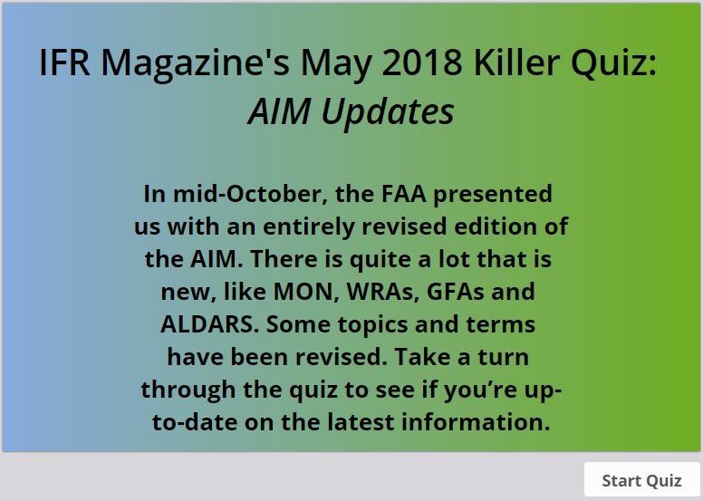 ifr may 2018 killer quiz